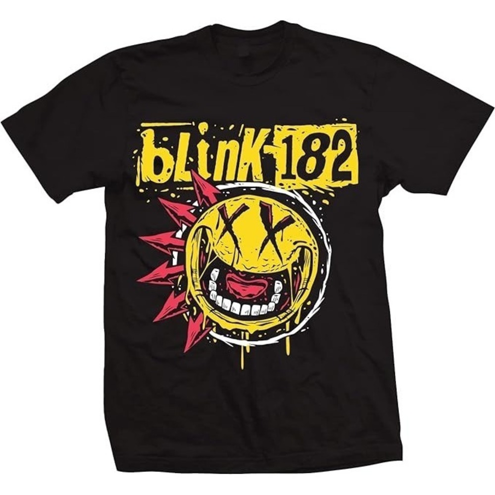 Blink 182 Punk Smiley Men_s T-Shirt